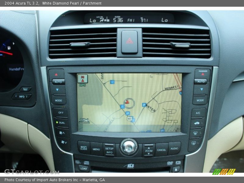 White Diamond Pearl / Parchment 2004 Acura TL 3.2