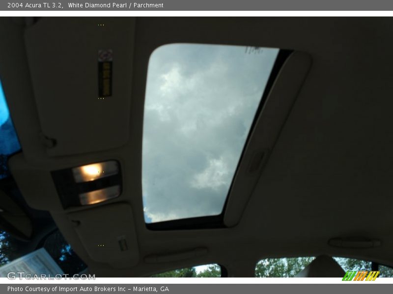 White Diamond Pearl / Parchment 2004 Acura TL 3.2