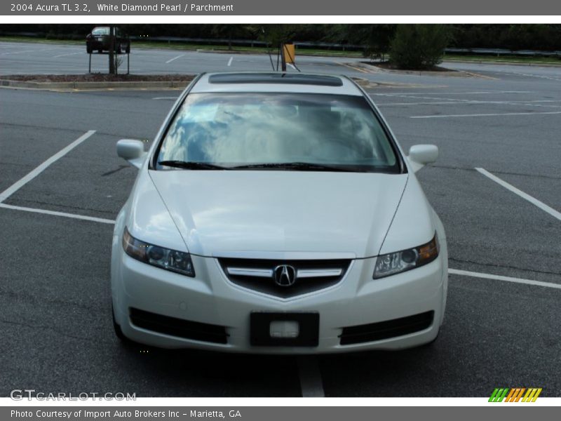 White Diamond Pearl / Parchment 2004 Acura TL 3.2