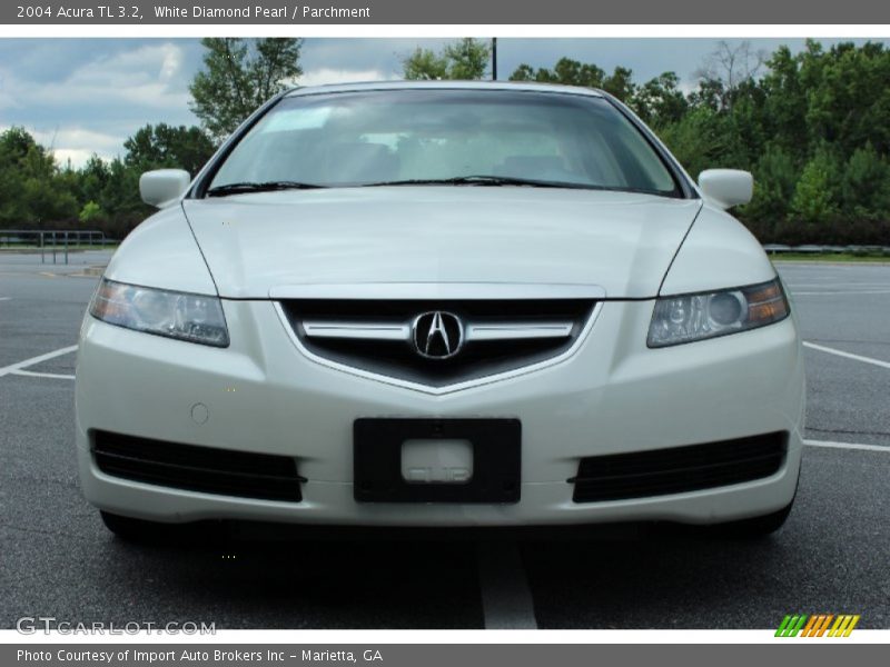 White Diamond Pearl / Parchment 2004 Acura TL 3.2