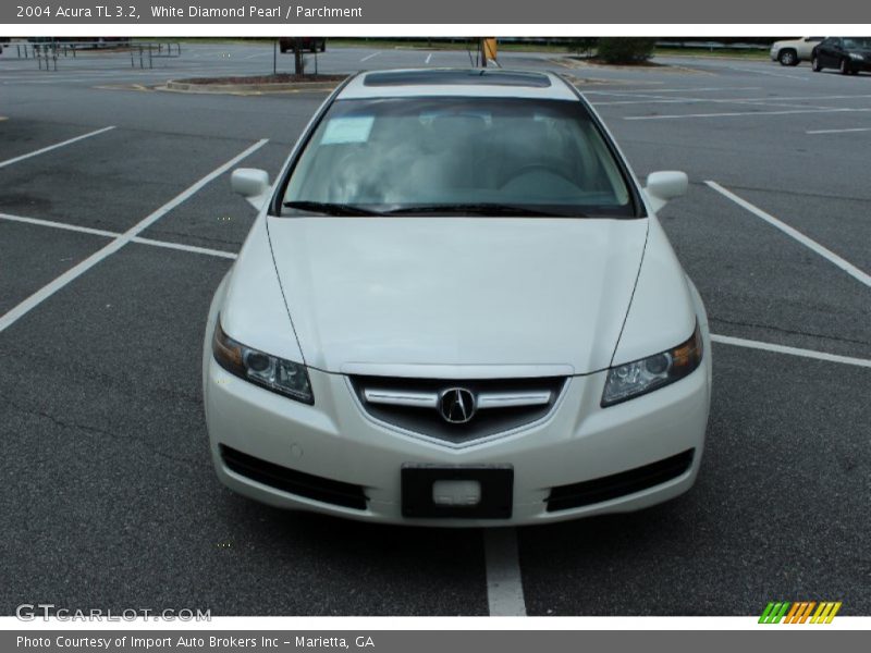 White Diamond Pearl / Parchment 2004 Acura TL 3.2