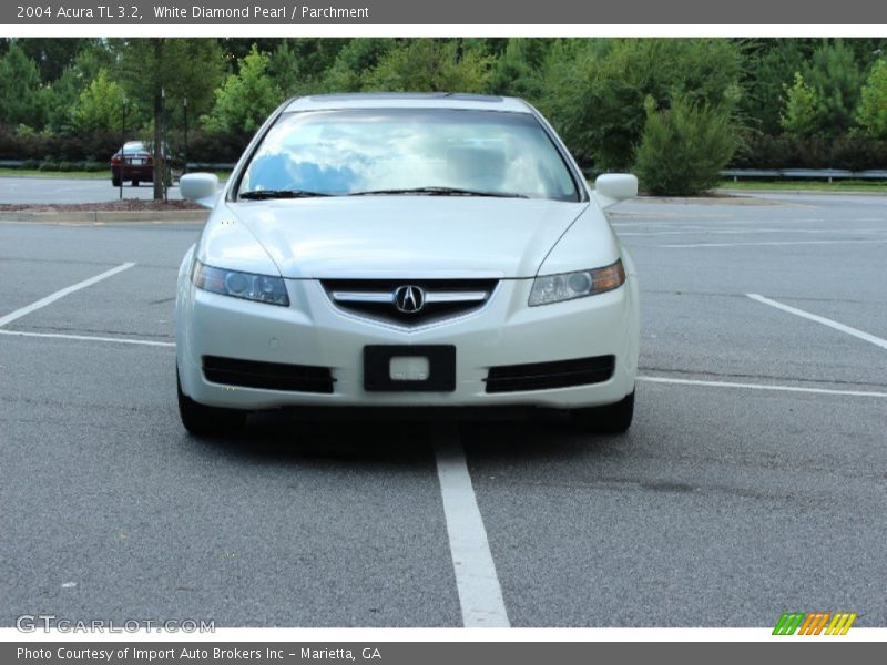 White Diamond Pearl / Parchment 2004 Acura TL 3.2