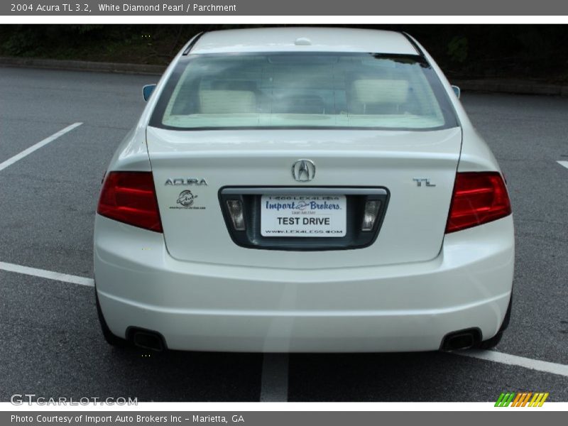 White Diamond Pearl / Parchment 2004 Acura TL 3.2
