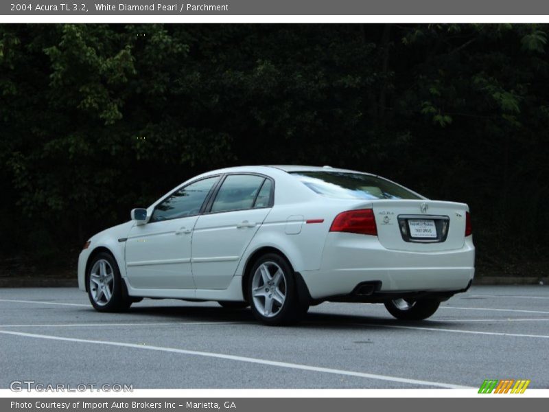 White Diamond Pearl / Parchment 2004 Acura TL 3.2