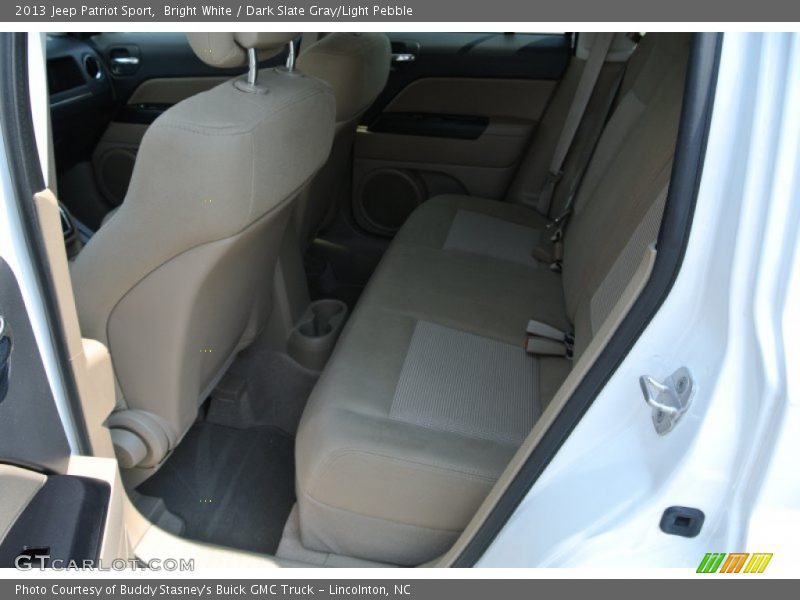 Bright White / Dark Slate Gray/Light Pebble 2013 Jeep Patriot Sport