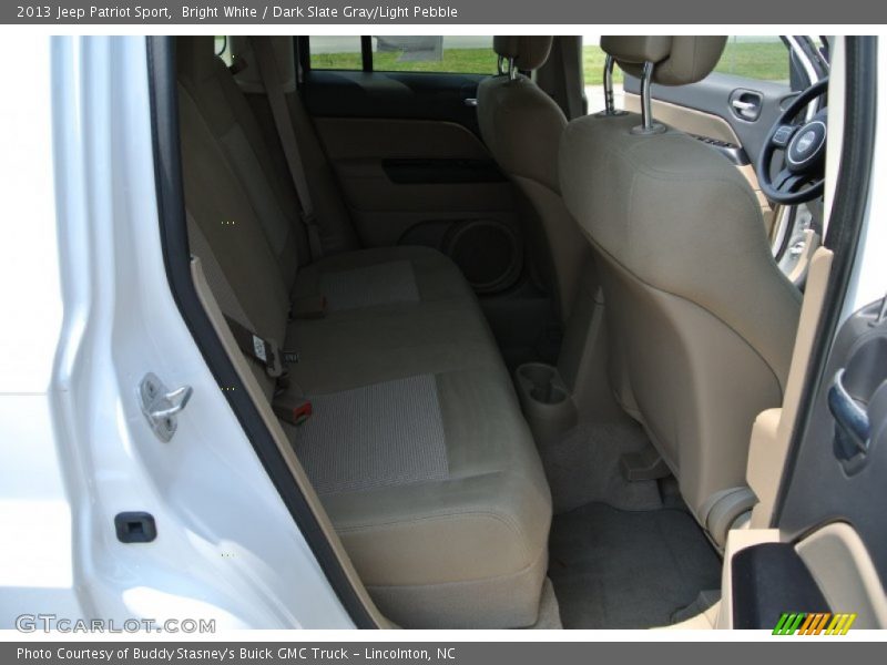 Bright White / Dark Slate Gray/Light Pebble 2013 Jeep Patriot Sport