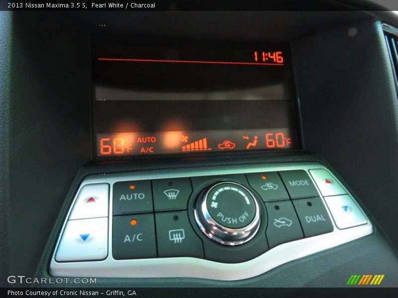 Pearl White / Charcoal 2013 Nissan Maxima 3.5 S
