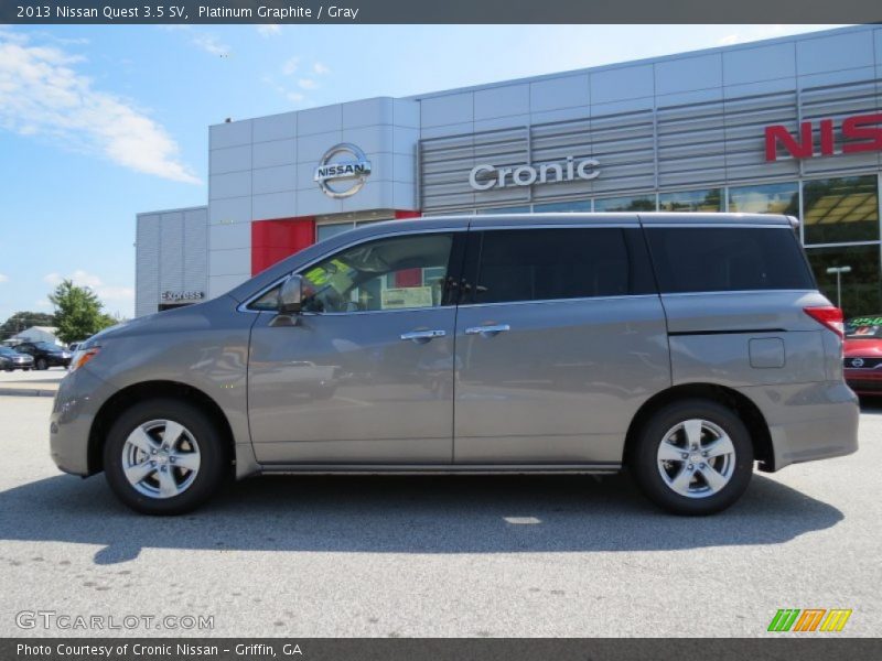 Platinum Graphite / Gray 2013 Nissan Quest 3.5 SV