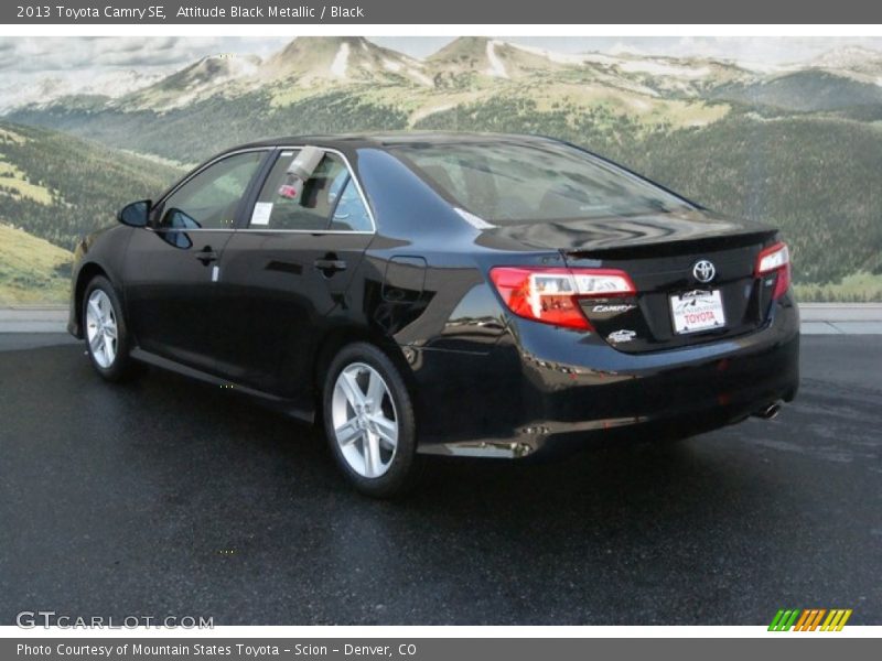 Attitude Black Metallic / Black 2013 Toyota Camry SE