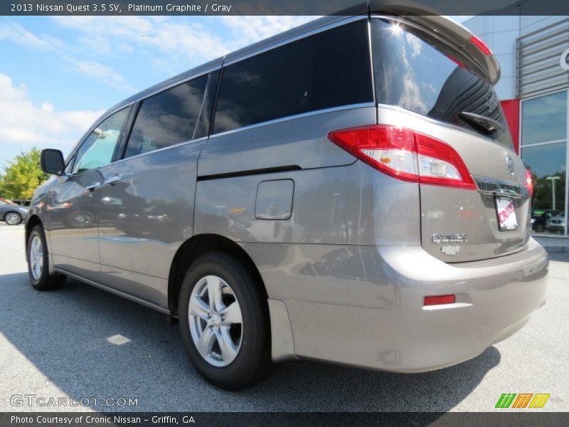 Platinum Graphite / Gray 2013 Nissan Quest 3.5 SV