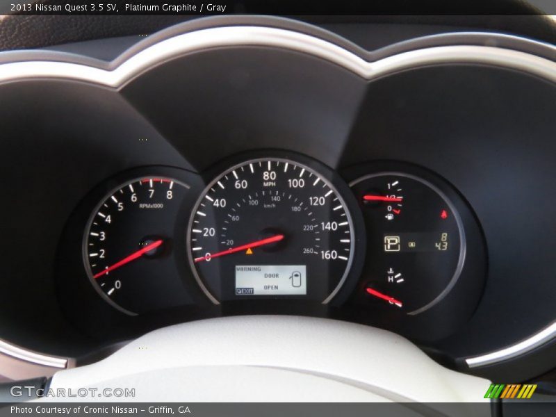Platinum Graphite / Gray 2013 Nissan Quest 3.5 SV