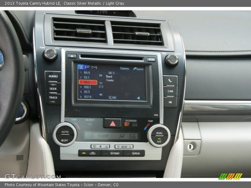 Classic Silver Metallic / Light Gray 2013 Toyota Camry Hybrid LE