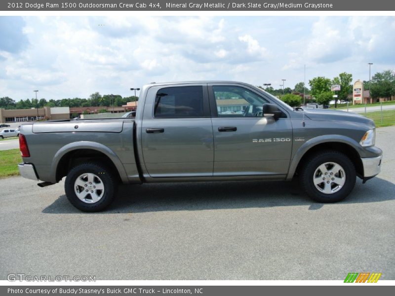 Mineral Gray Metallic / Dark Slate Gray/Medium Graystone 2012 Dodge Ram 1500 Outdoorsman Crew Cab 4x4