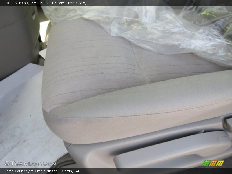 Brilliant Silver / Gray 2013 Nissan Quest 3.5 SV