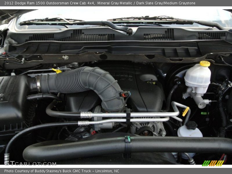 Mineral Gray Metallic / Dark Slate Gray/Medium Graystone 2012 Dodge Ram 1500 Outdoorsman Crew Cab 4x4
