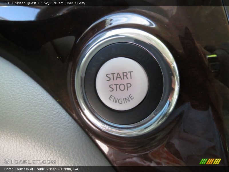 Brilliant Silver / Gray 2013 Nissan Quest 3.5 SV