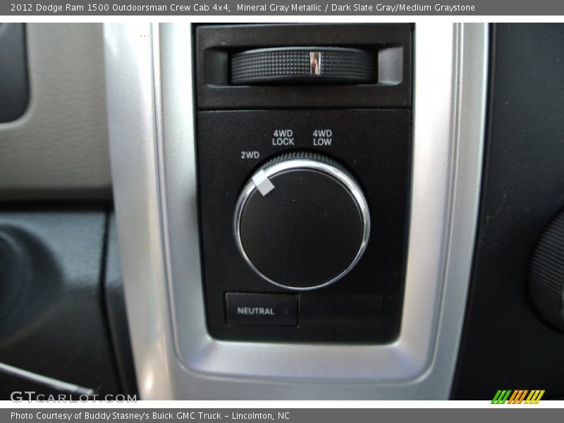 Mineral Gray Metallic / Dark Slate Gray/Medium Graystone 2012 Dodge Ram 1500 Outdoorsman Crew Cab 4x4