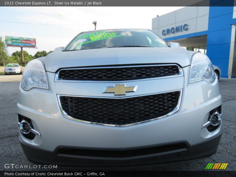 Silver Ice Metallic / Jet Black 2013 Chevrolet Equinox LT