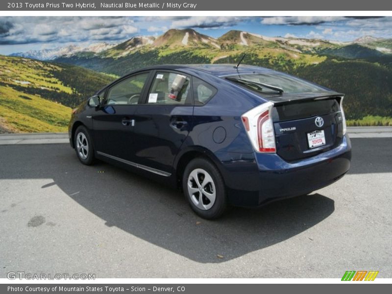 Nautical Blue Metallic / Misty Gray 2013 Toyota Prius Two Hybrid