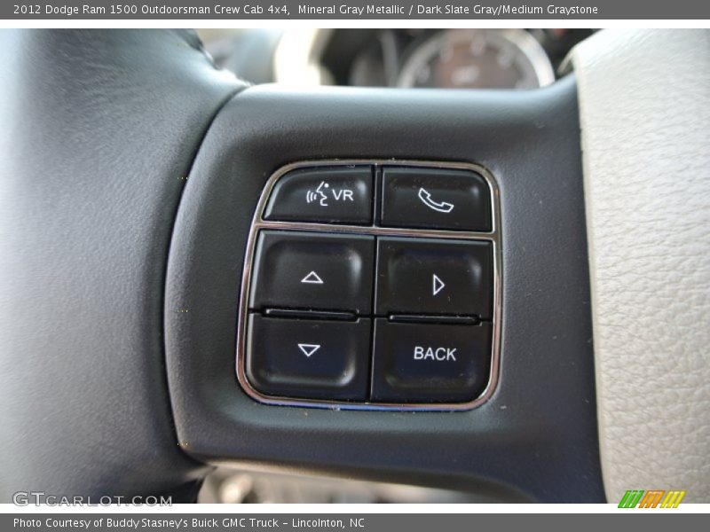 Mineral Gray Metallic / Dark Slate Gray/Medium Graystone 2012 Dodge Ram 1500 Outdoorsman Crew Cab 4x4