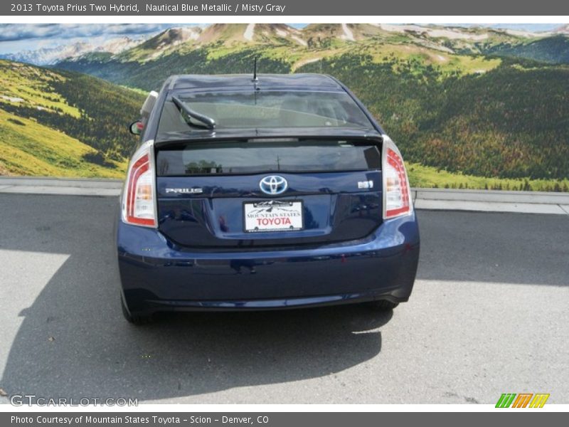 Nautical Blue Metallic / Misty Gray 2013 Toyota Prius Two Hybrid
