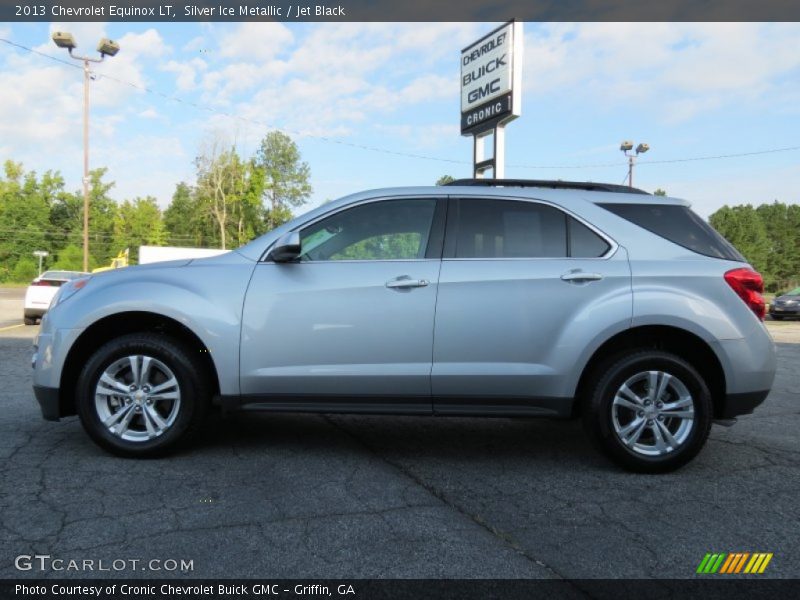 Silver Ice Metallic / Jet Black 2013 Chevrolet Equinox LT