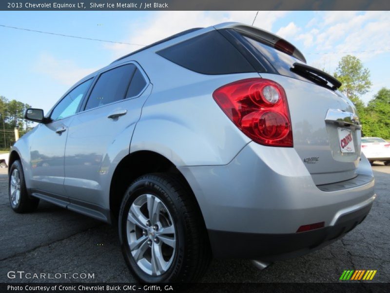 Silver Ice Metallic / Jet Black 2013 Chevrolet Equinox LT