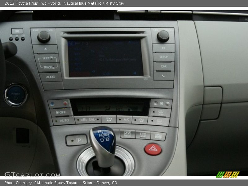 Nautical Blue Metallic / Misty Gray 2013 Toyota Prius Two Hybrid