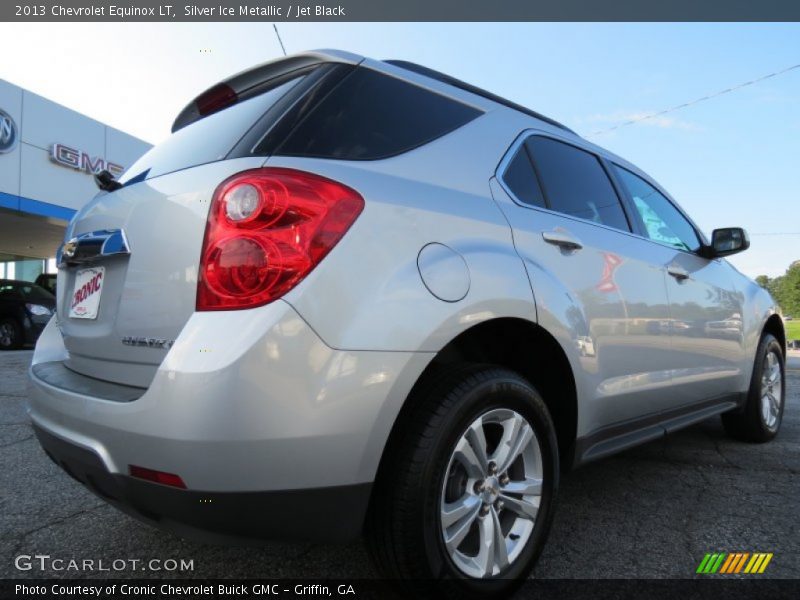 Silver Ice Metallic / Jet Black 2013 Chevrolet Equinox LT