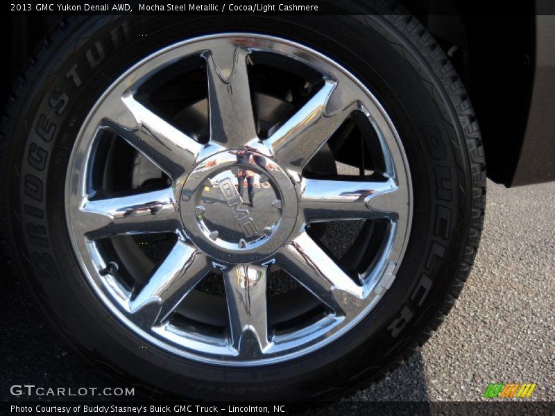 Mocha Steel Metallic / Cocoa/Light Cashmere 2013 GMC Yukon Denali AWD