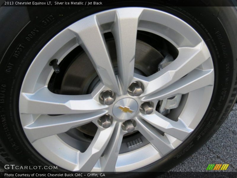 Silver Ice Metallic / Jet Black 2013 Chevrolet Equinox LT