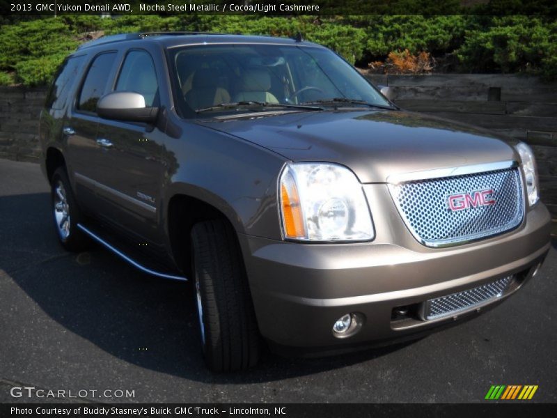 Mocha Steel Metallic / Cocoa/Light Cashmere 2013 GMC Yukon Denali AWD