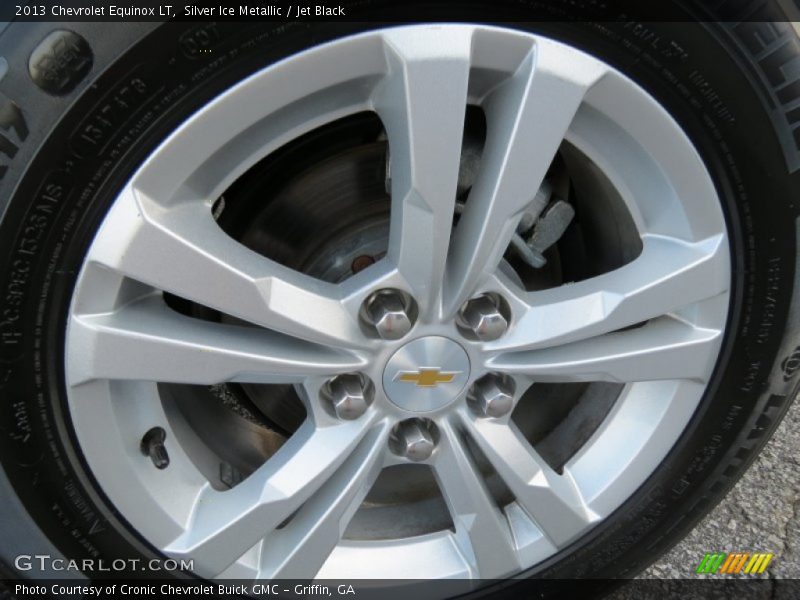 Silver Ice Metallic / Jet Black 2013 Chevrolet Equinox LT