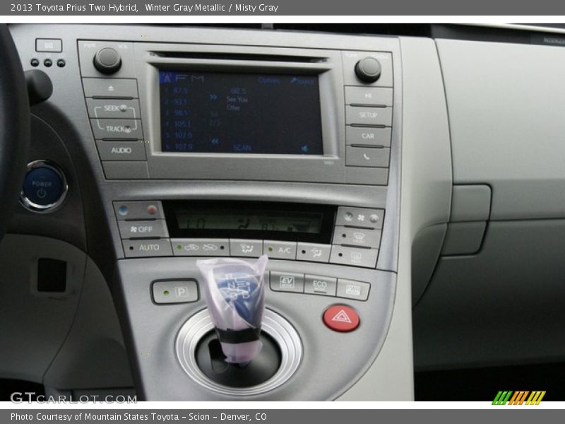 Winter Gray Metallic / Misty Gray 2013 Toyota Prius Two Hybrid