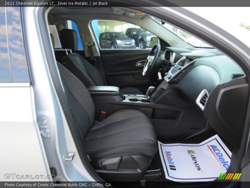 Silver Ice Metallic / Jet Black 2013 Chevrolet Equinox LT