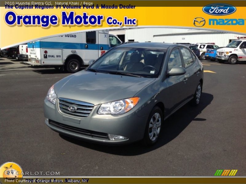 Natural Khaki / Beige 2010 Hyundai Elantra GLS
