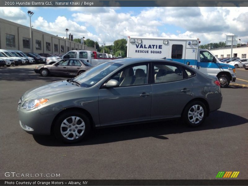 Natural Khaki / Beige 2010 Hyundai Elantra GLS