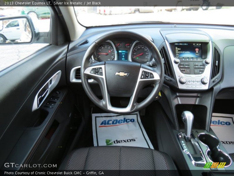Silver Ice Metallic / Jet Black 2013 Chevrolet Equinox LT