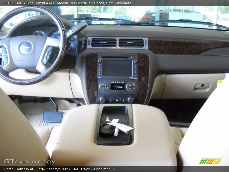 Mocha Steel Metallic / Cocoa/Light Cashmere 2013 GMC Yukon Denali AWD