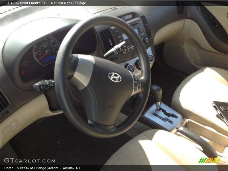 Natural Khaki / Beige 2010 Hyundai Elantra GLS