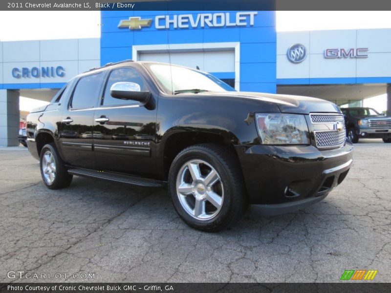 Black / Ebony 2011 Chevrolet Avalanche LS
