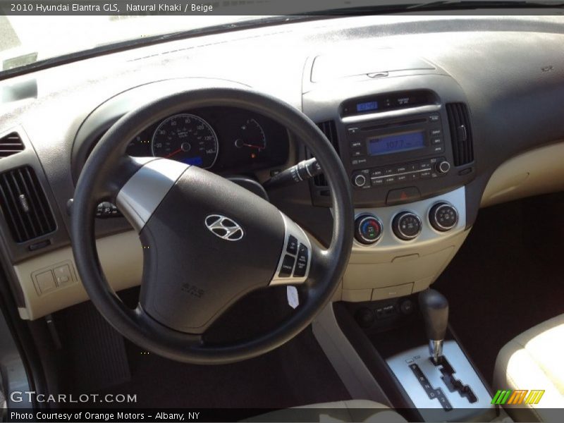 Natural Khaki / Beige 2010 Hyundai Elantra GLS