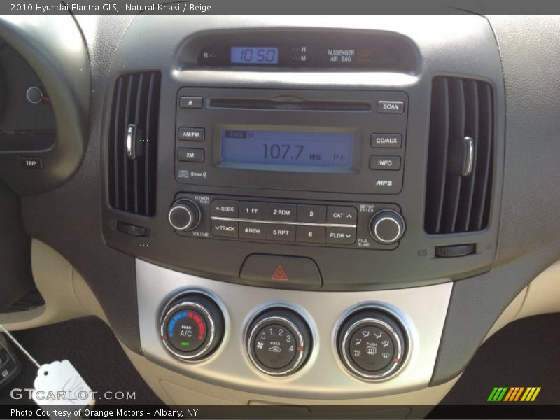 Natural Khaki / Beige 2010 Hyundai Elantra GLS