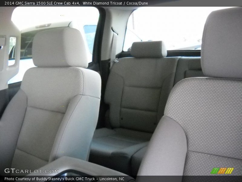 White Diamond Tricoat / Cocoa/Dune 2014 GMC Sierra 1500 SLE Crew Cab 4x4