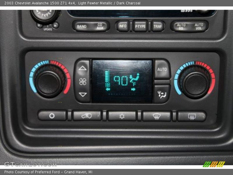 Light Pewter Metallic / Dark Charcoal 2003 Chevrolet Avalanche 1500 Z71 4x4