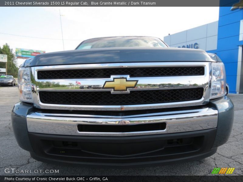 Blue Granite Metallic / Dark Titanium 2011 Chevrolet Silverado 1500 LS Regular Cab