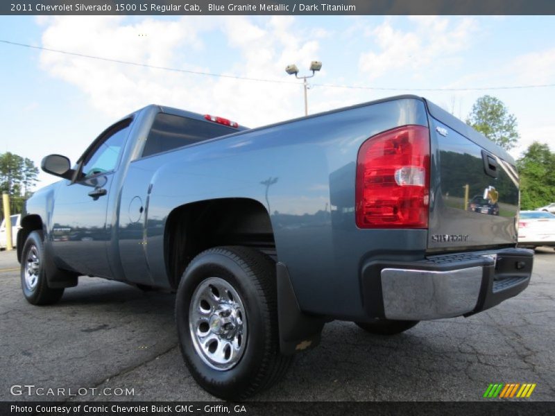 Blue Granite Metallic / Dark Titanium 2011 Chevrolet Silverado 1500 LS Regular Cab