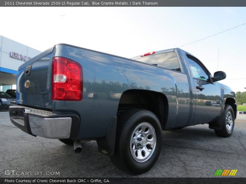 Blue Granite Metallic / Dark Titanium 2011 Chevrolet Silverado 1500 LS Regular Cab