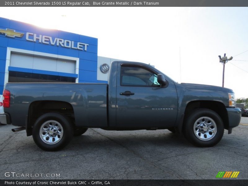 Blue Granite Metallic / Dark Titanium 2011 Chevrolet Silverado 1500 LS Regular Cab