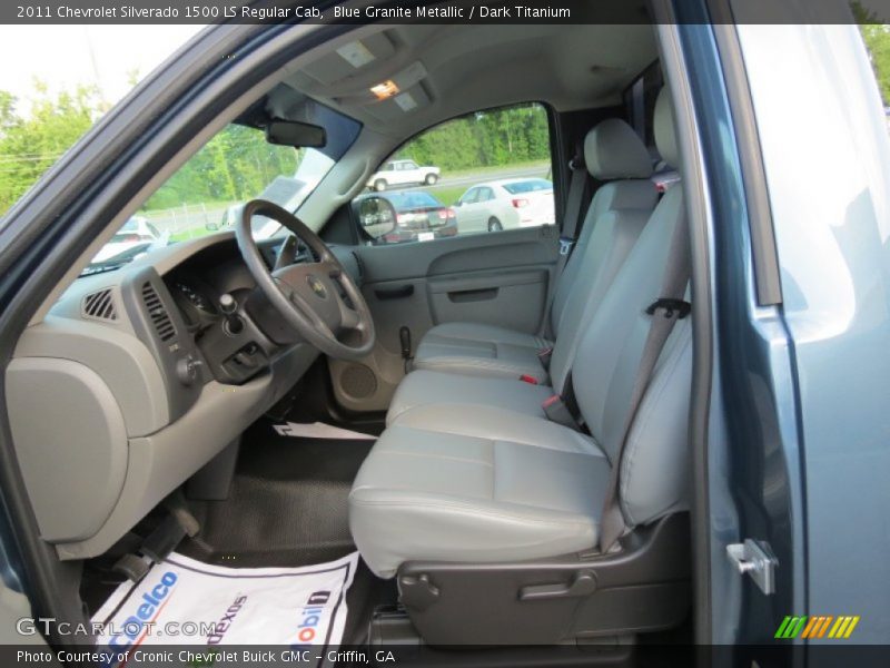 Blue Granite Metallic / Dark Titanium 2011 Chevrolet Silverado 1500 LS Regular Cab